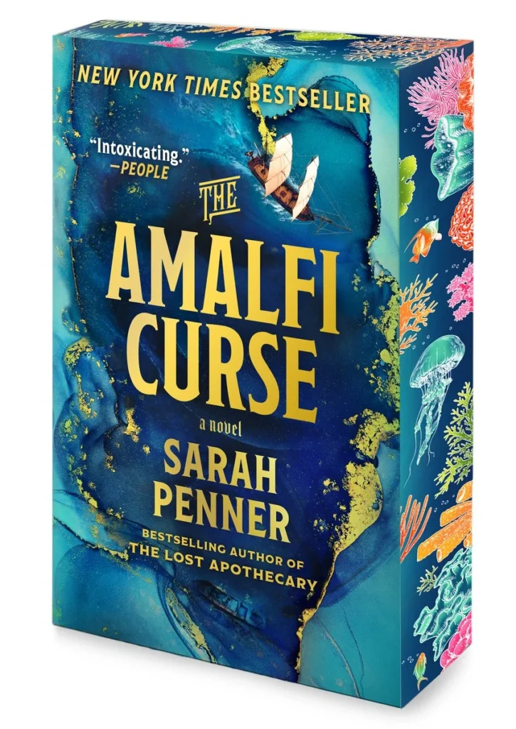 Cover art for the book "The Amalfi Curse"