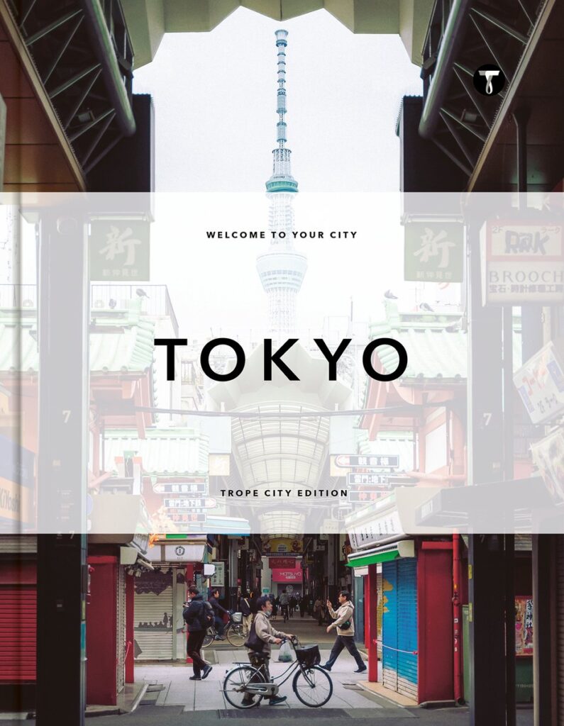 Cover art for the book "Trope Tokyo"