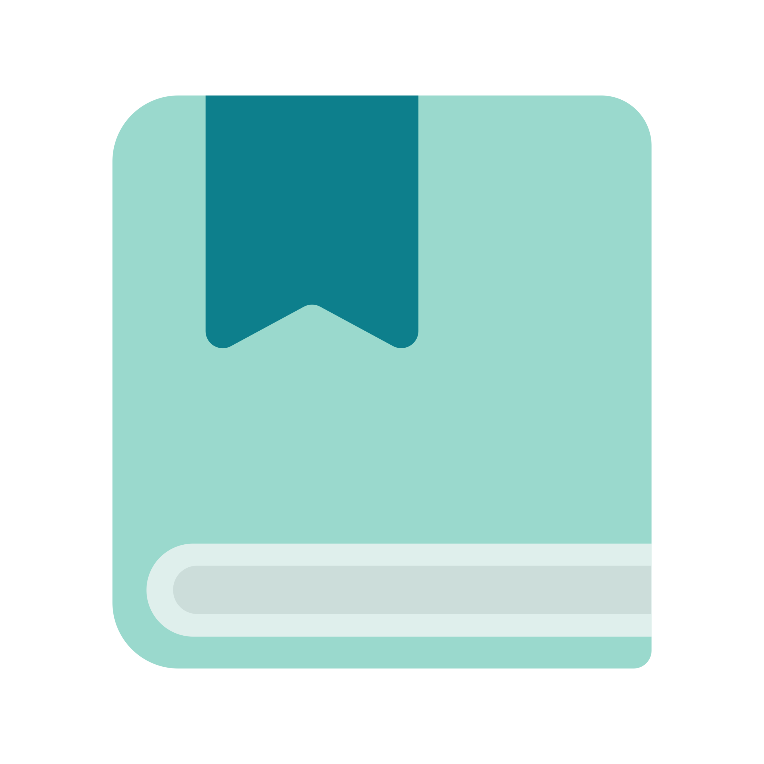 Illustration of a book cover in green hues